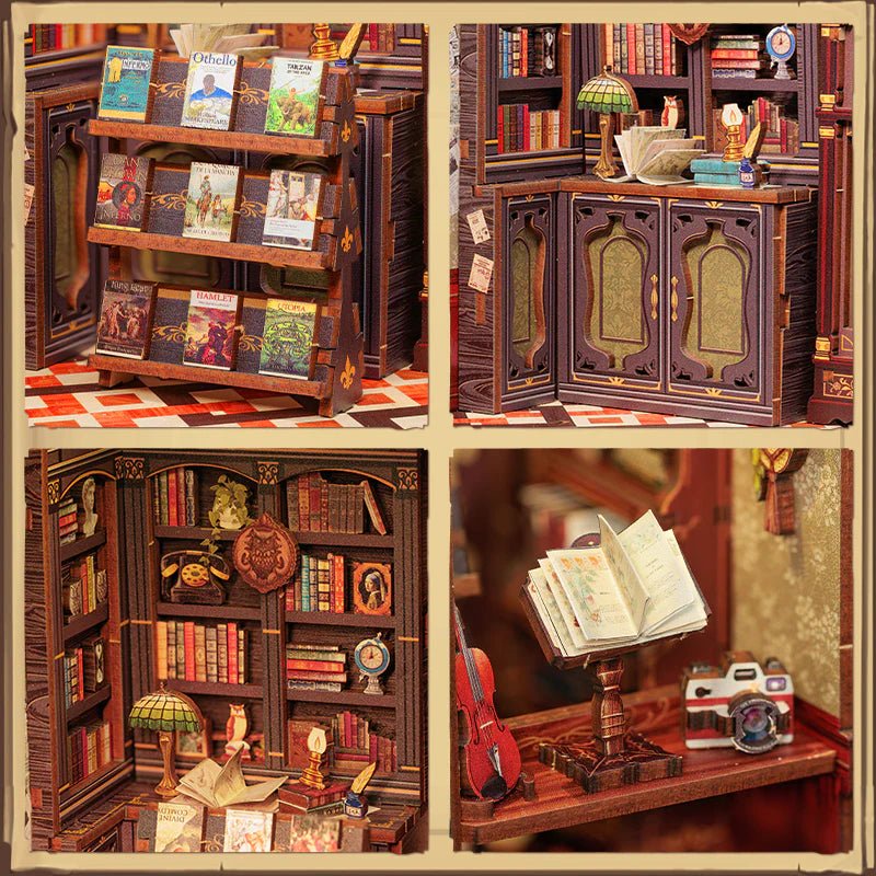 Explorers 3D Wooden Puzzle Owl Book Store 139 Pcs - Explorers Gifts