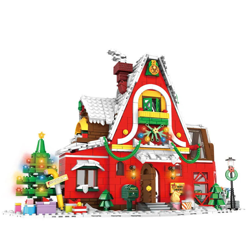 WOMA Christmax Carnival X'MAS Art House Block Toys 1301 Pcs