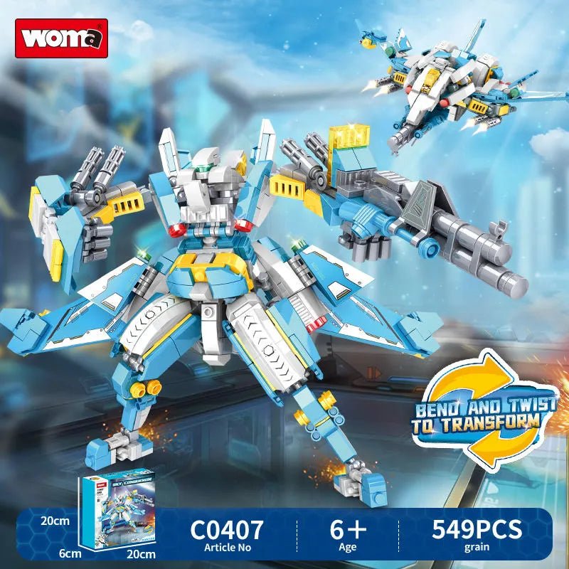 WOMA Blocks Sky Conqueror Hunter Block Toys 549 Pcs - Explorers Gifts