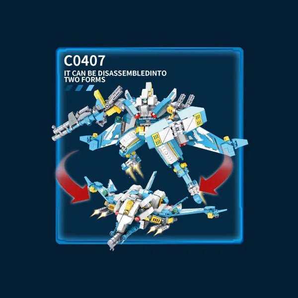 WOMA Blocks Sky Conqueror Hunter Block Toys 549 Pcs - Explorers Gifts