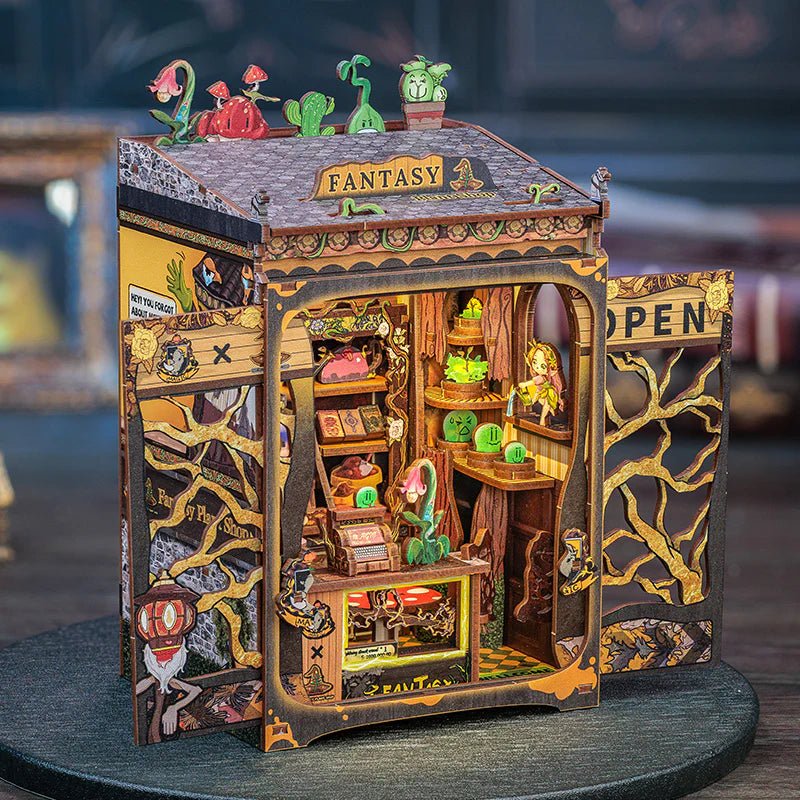 Explorers 3D Wooden Puzzle Fantasy Plant Shop 146 Pcs - Explorers Gifts