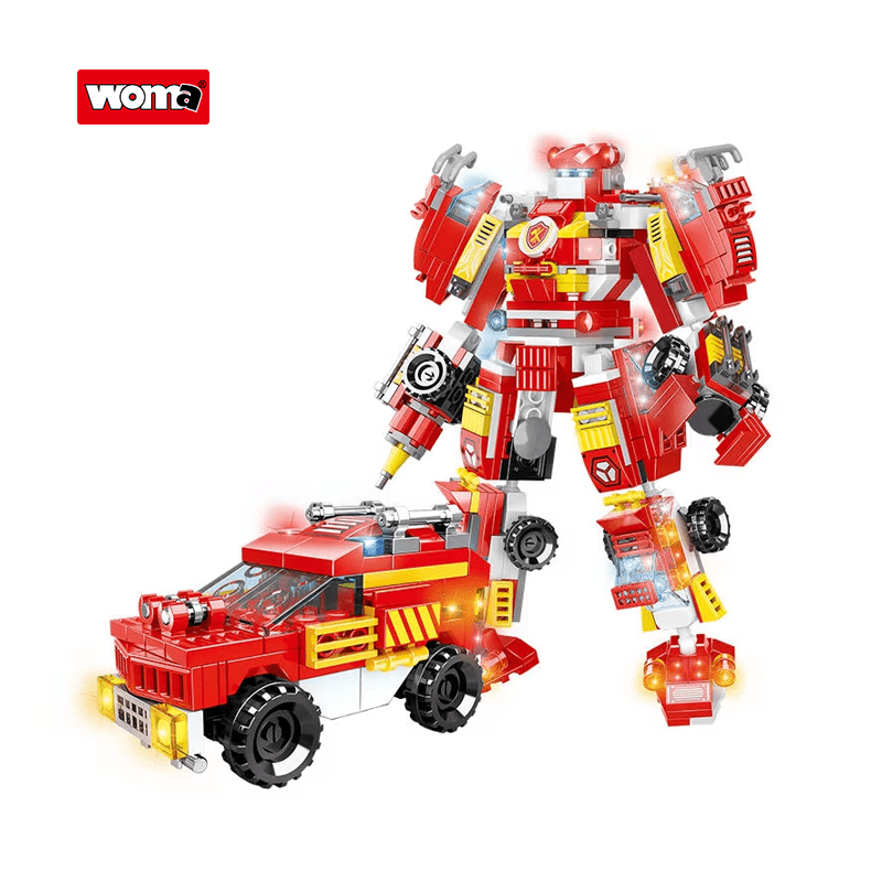 WOMA Fire Brigade Block Toys 591 Pcs - Explorers Gifts