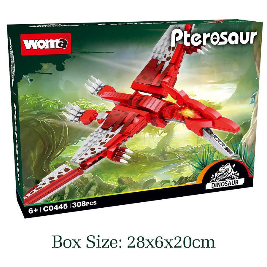 WOMA Pterosaur Dinosaur Block Toys 308 Pcs - Explorers Gifts