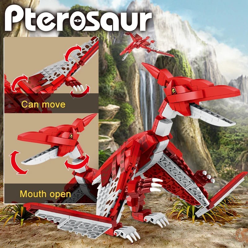 WOMA Pterosaur Dinosaur Block Toys 308 Pcs - Explorers Gifts