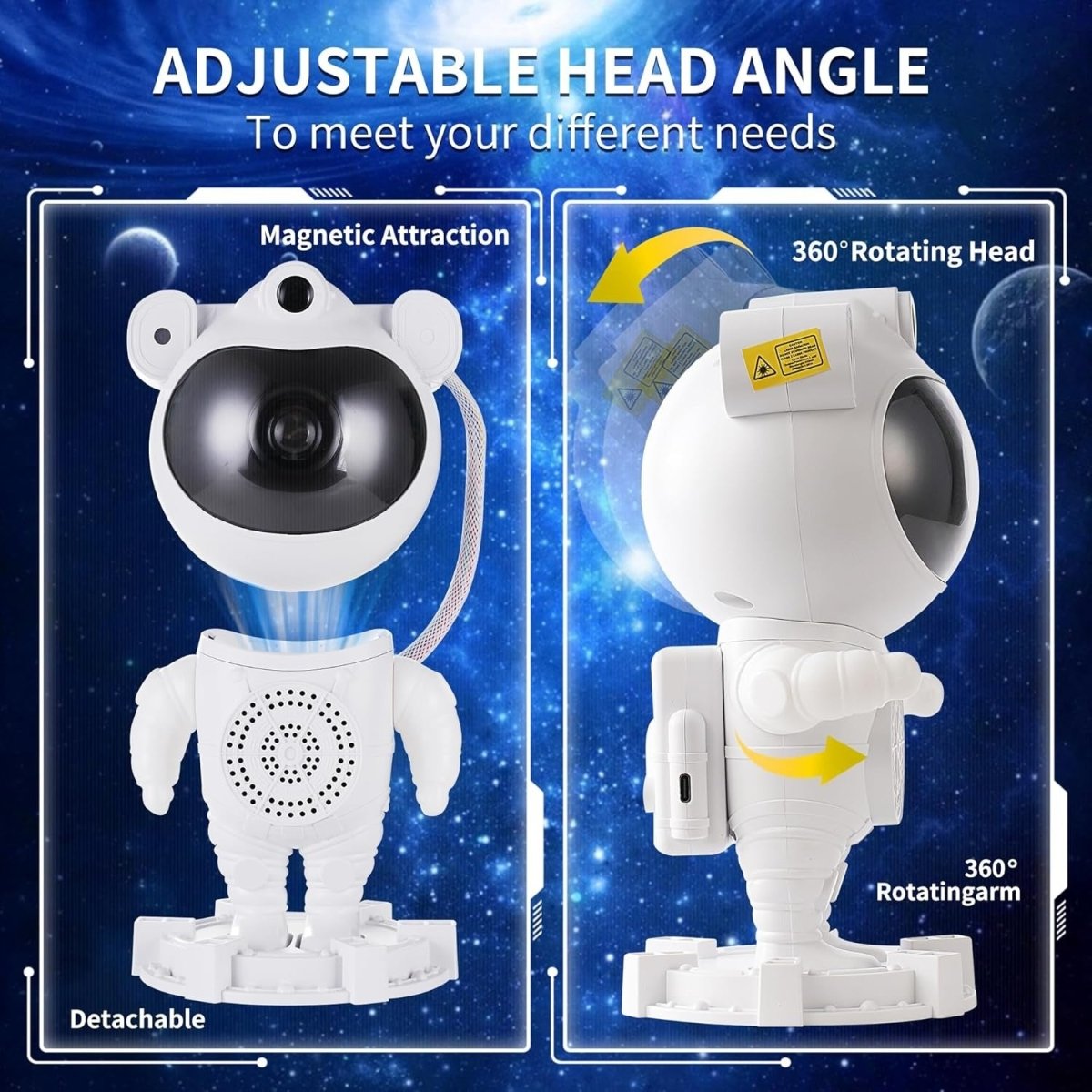 Explorers Astronaut Star Light Projector - Explorers Gifts