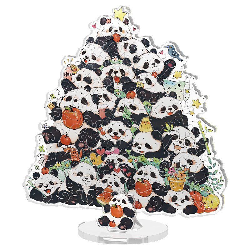 TOI World Panda Acrylic Jigsaw Puzzle 69 Pcs - Explorers Gifts