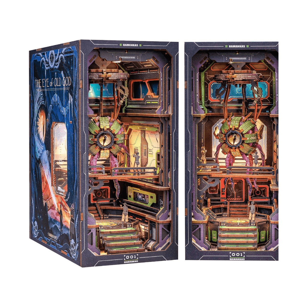 Explorers 3D Wooden Puzzle Bookend The Eye of Old God 224 Pcs - Explorers Gifts