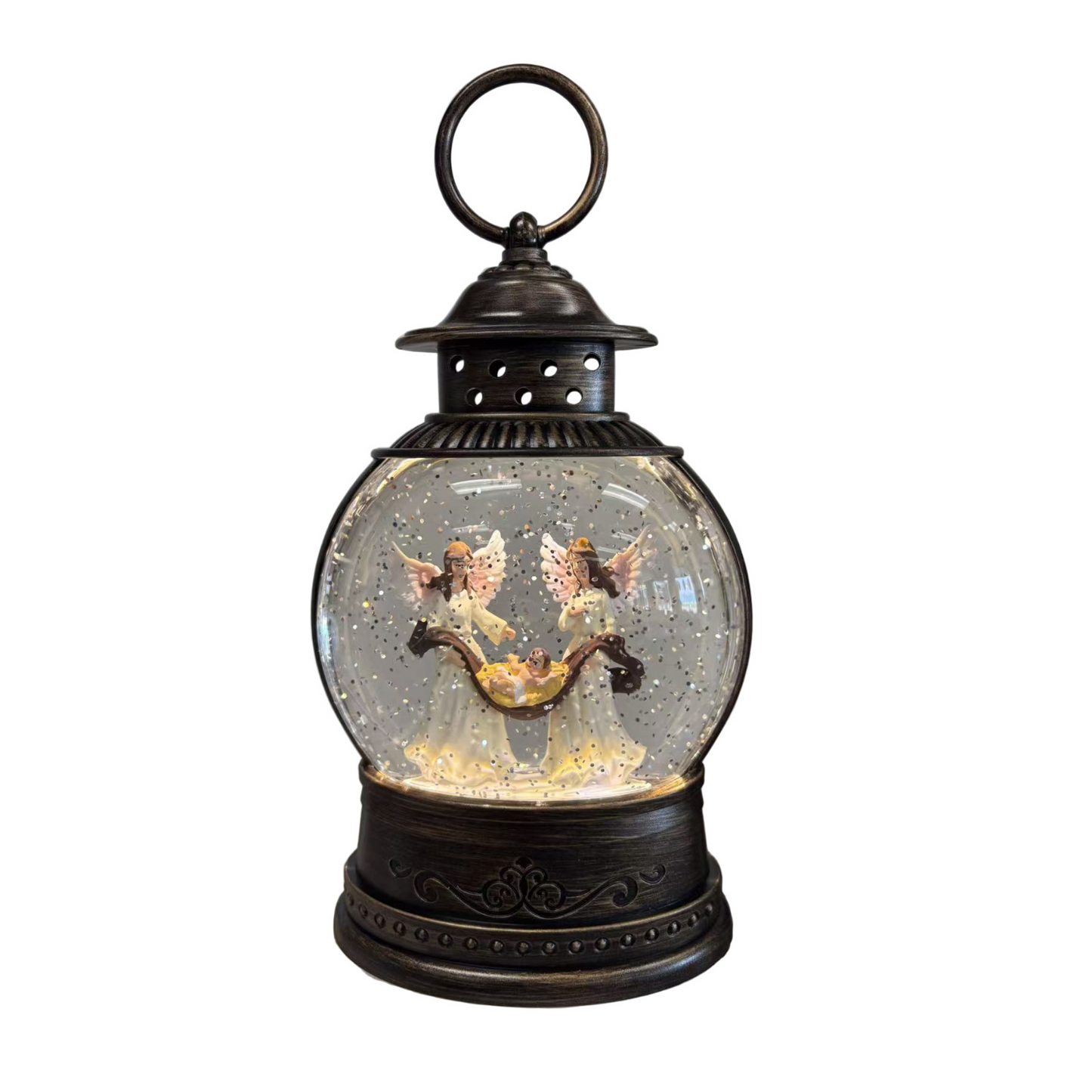 Explorers Forest House Snow Water Lantern Round WDL-2103E