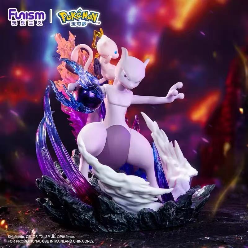 Pokemon Prime Figure-Mewtwd and Mew