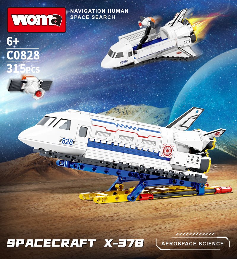 WOMA Aerospace Science Series Spacecraft Block Toys 315 Pcs - Explorers Gifts