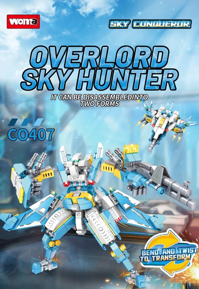 WOMA Blocks Sky Conqueror Hunter Block Toys 549 Pcs - Explorers Gifts