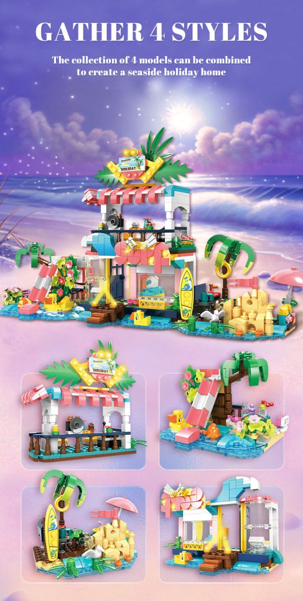 WOMA Fairy Land Block Toys 617 Pcs - Explorers Gifts