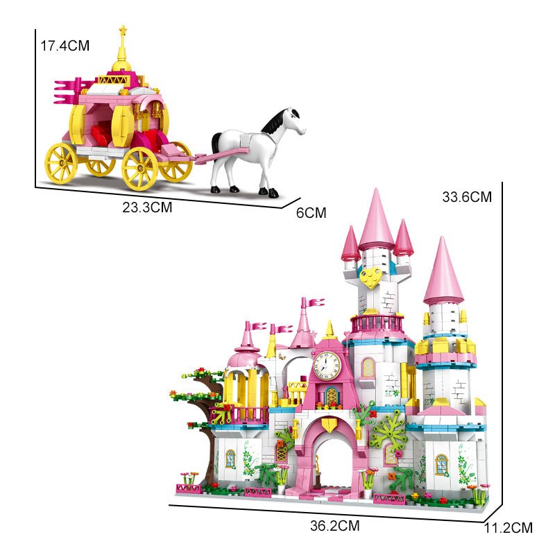 WOMA Dream City Swan Lake in Salzburg Block Toys 1000 Pcs - Explorers Gifts