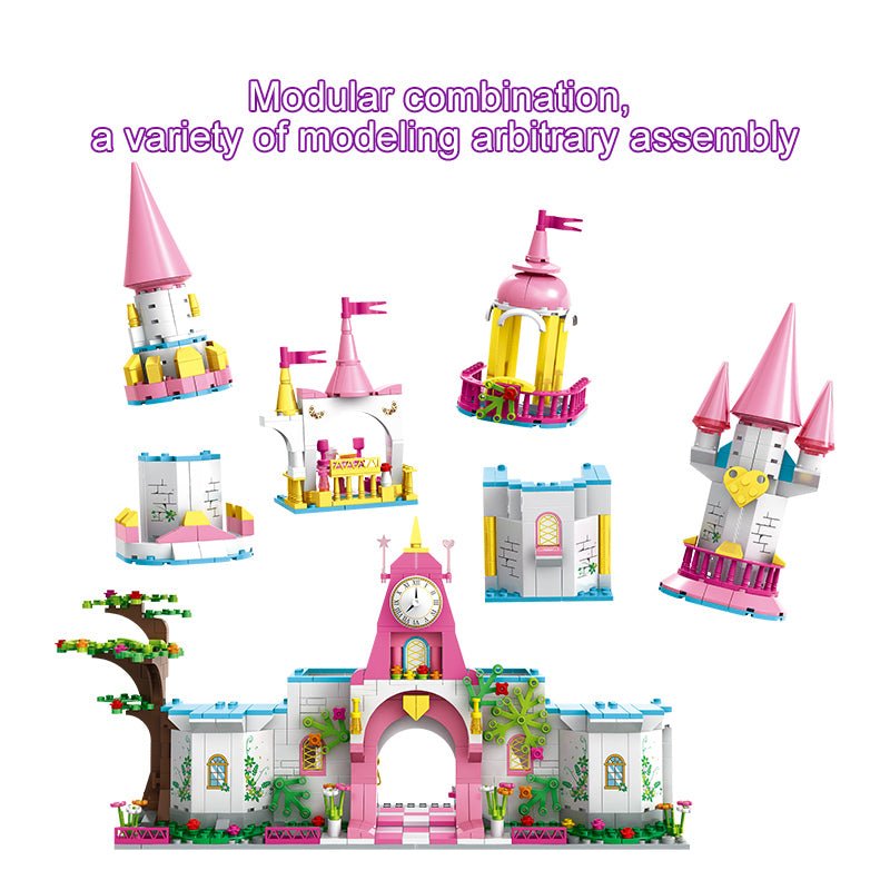 WOMA Dream City Swan Lake in Salzburg Block Toys 1000 Pcs - Explorers Gifts