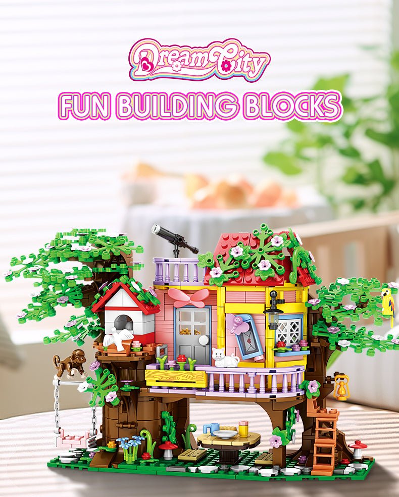 WOMA Dream City Bush Exploration Block Toys 840 Pcs - Explorers Gifts