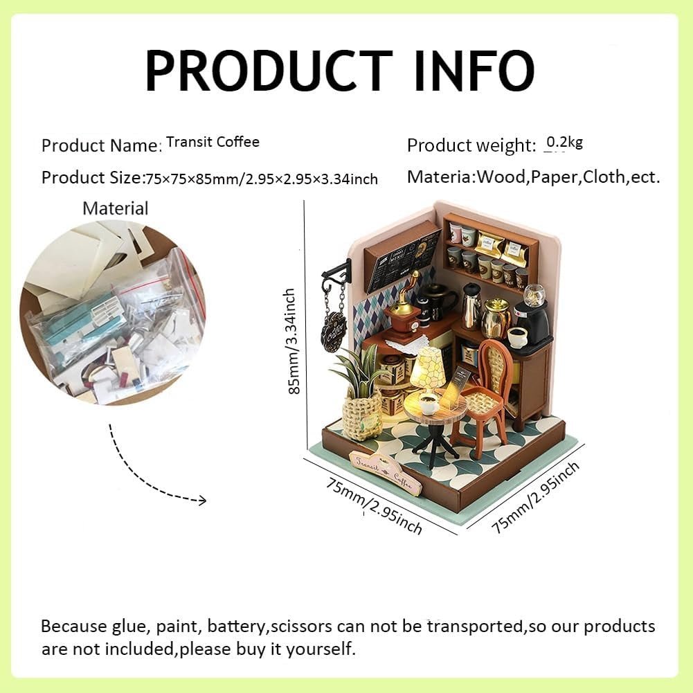 Explorers 3D Wooden Puzzle Transit Coffee - Explorers Gifts