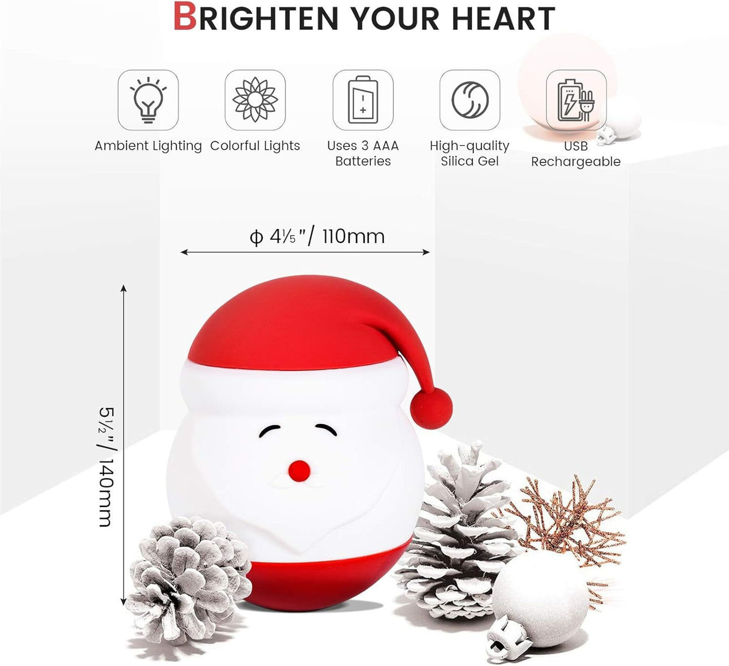 Explorers Santa Claus Night Light