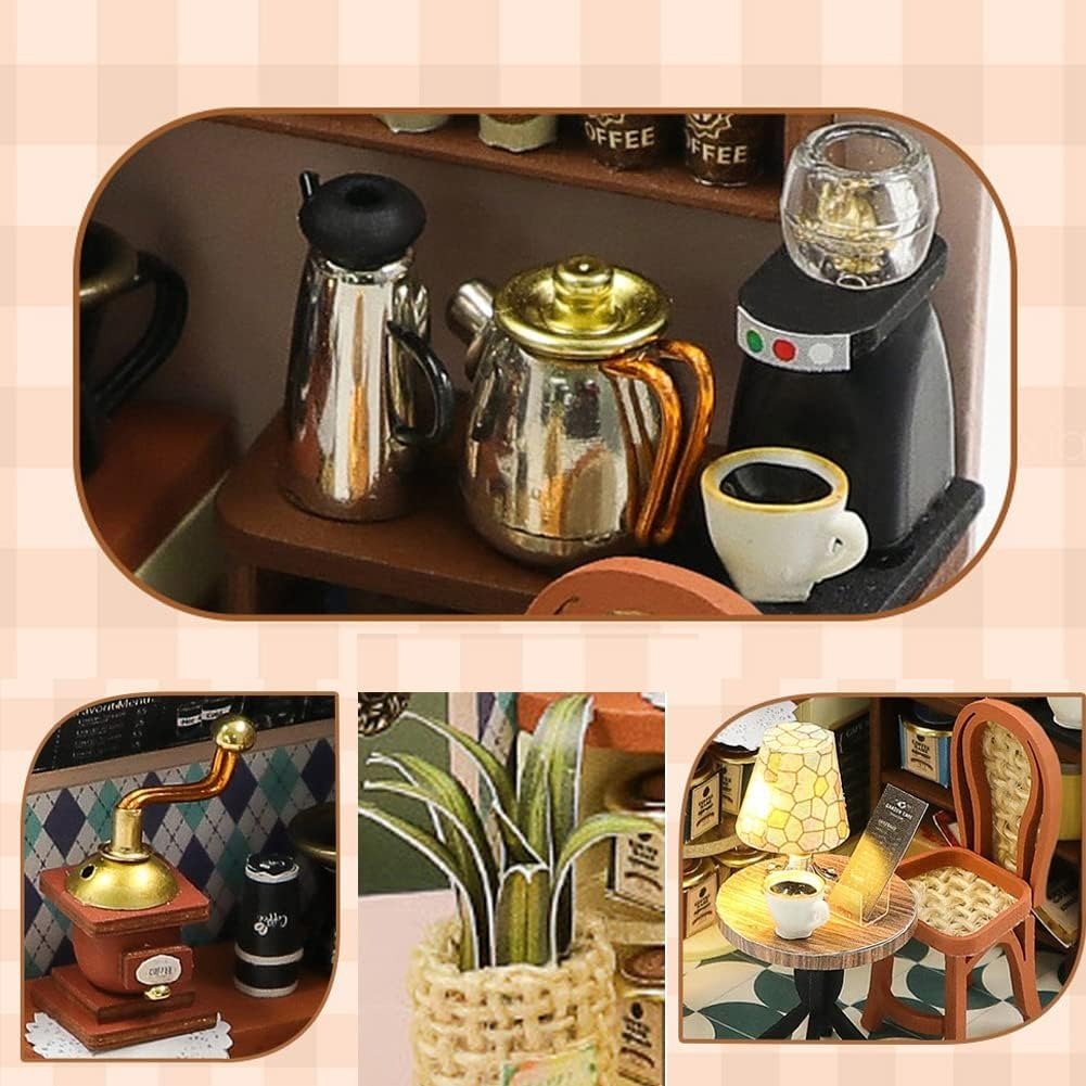 Explorers 3D Wooden Puzzle Transit Coffee - Explorers Gifts