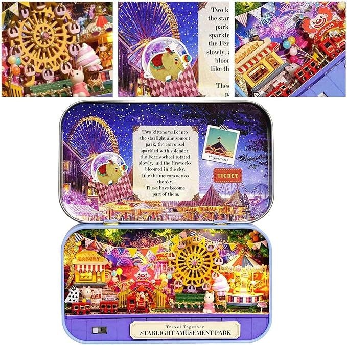 Explorers 3D Wooden Puzzle Box Starlight Amusement Park - Explorers Gifts