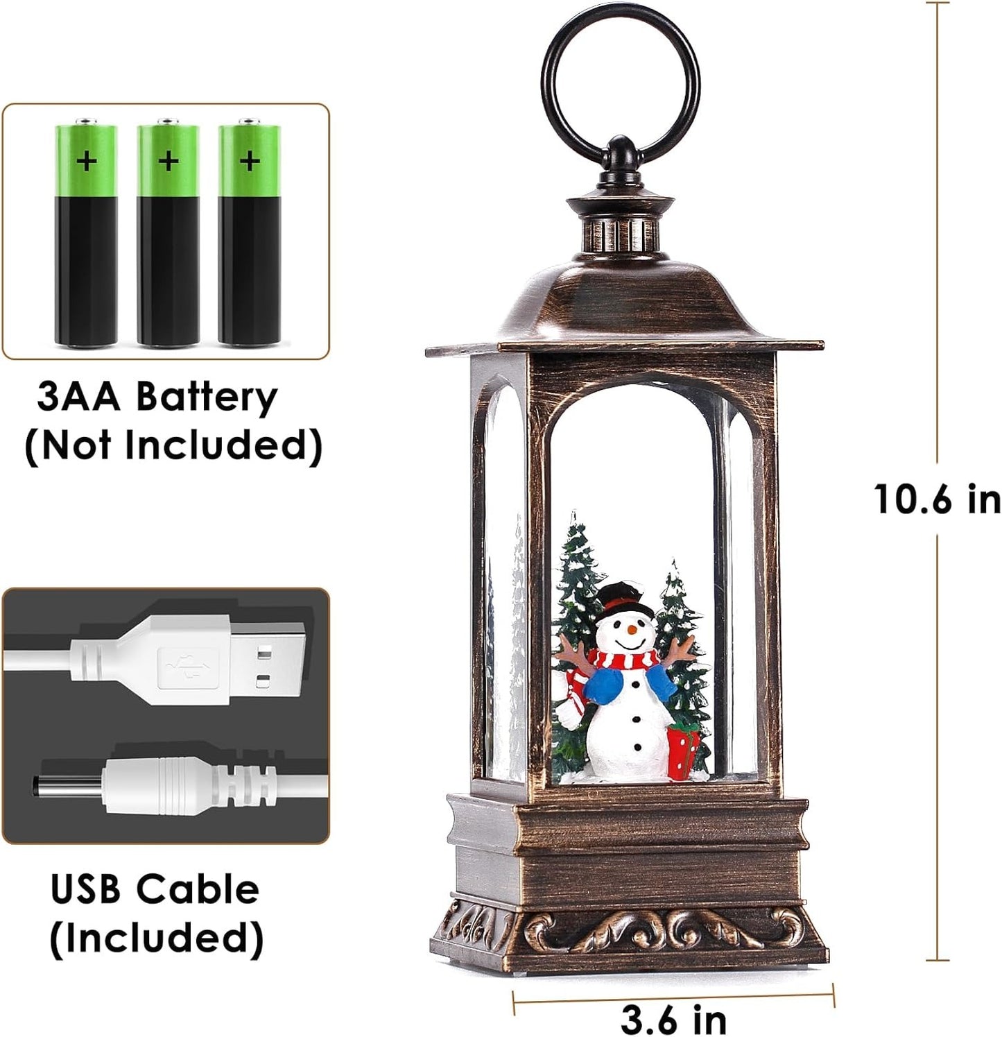 Explorers Angel Snow Water Lantern WDL-2101D