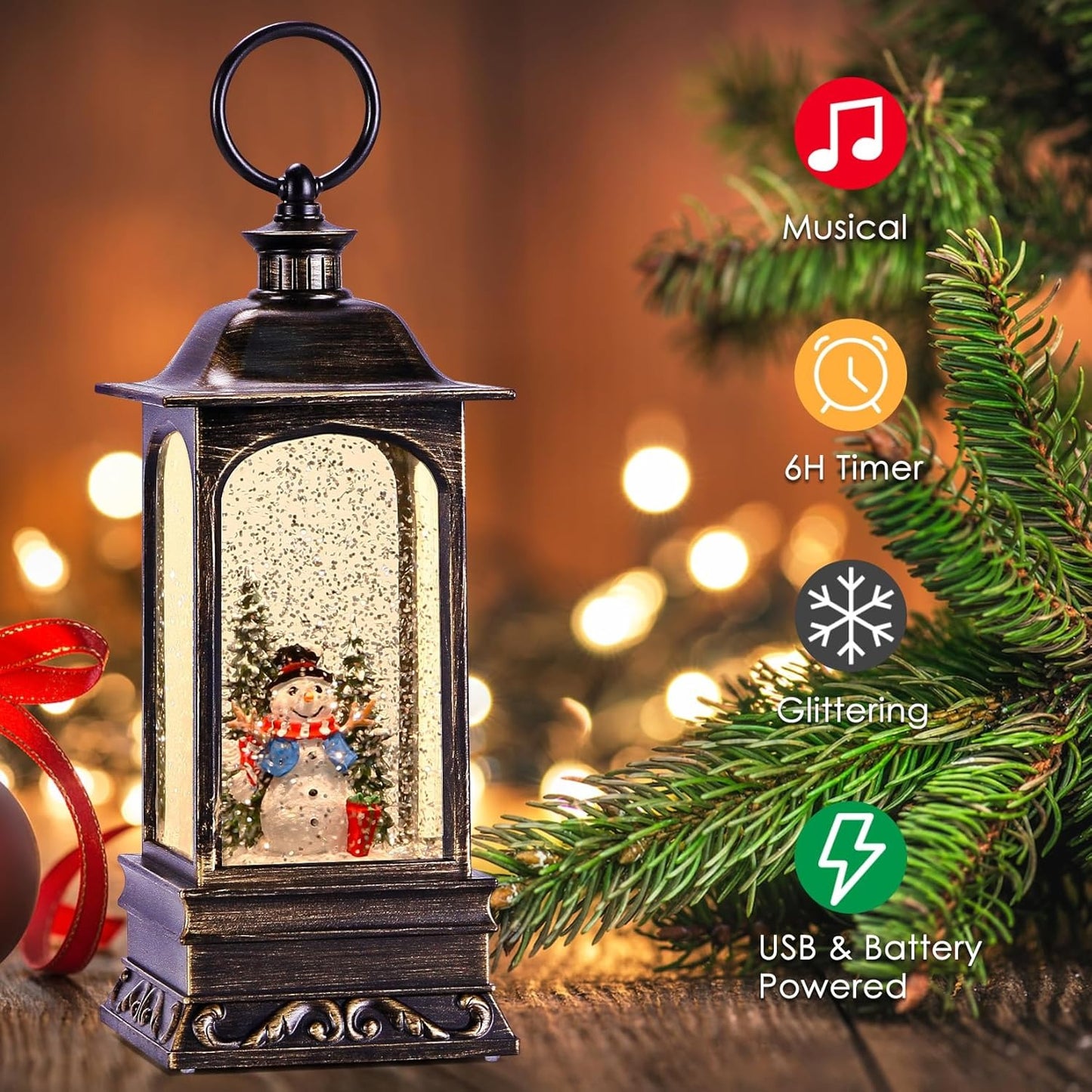 Explorers Angel Snow Water Lantern WDL-2101D