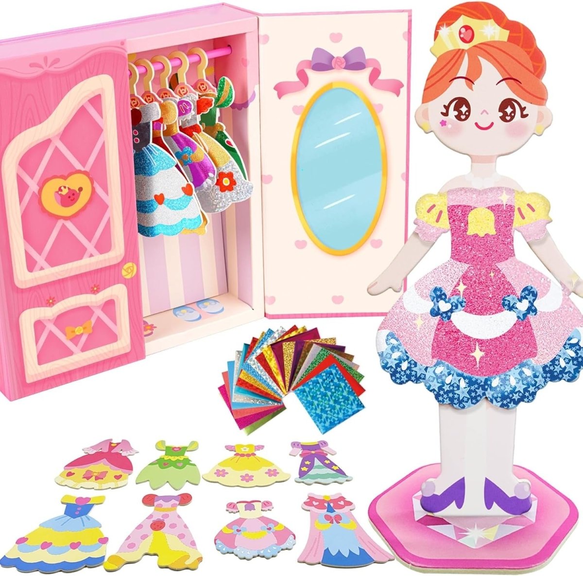 TOI World Craftoi Series Beaded Surprise Box Princess Wardrobe - Explorers Gifts