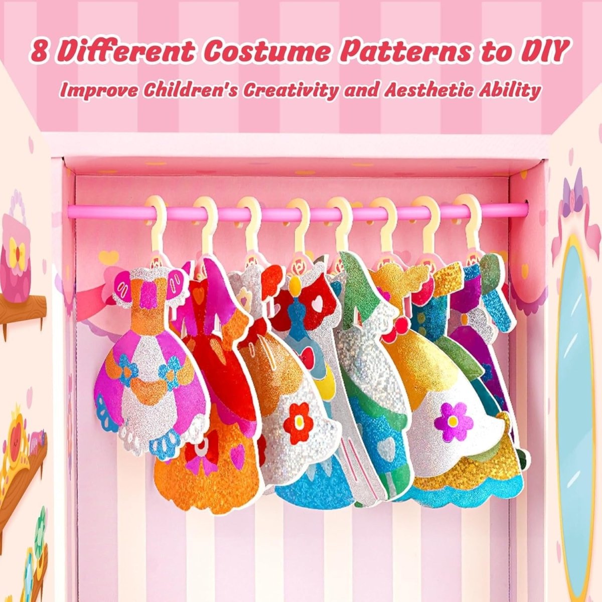 TOI World Craftoi Series Beaded Surprise Box Princess Wardrobe - Explorers Gifts