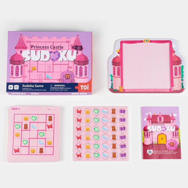 TOI World Magnetic Chess Princess Castle Sudoku - Explorers Gifts