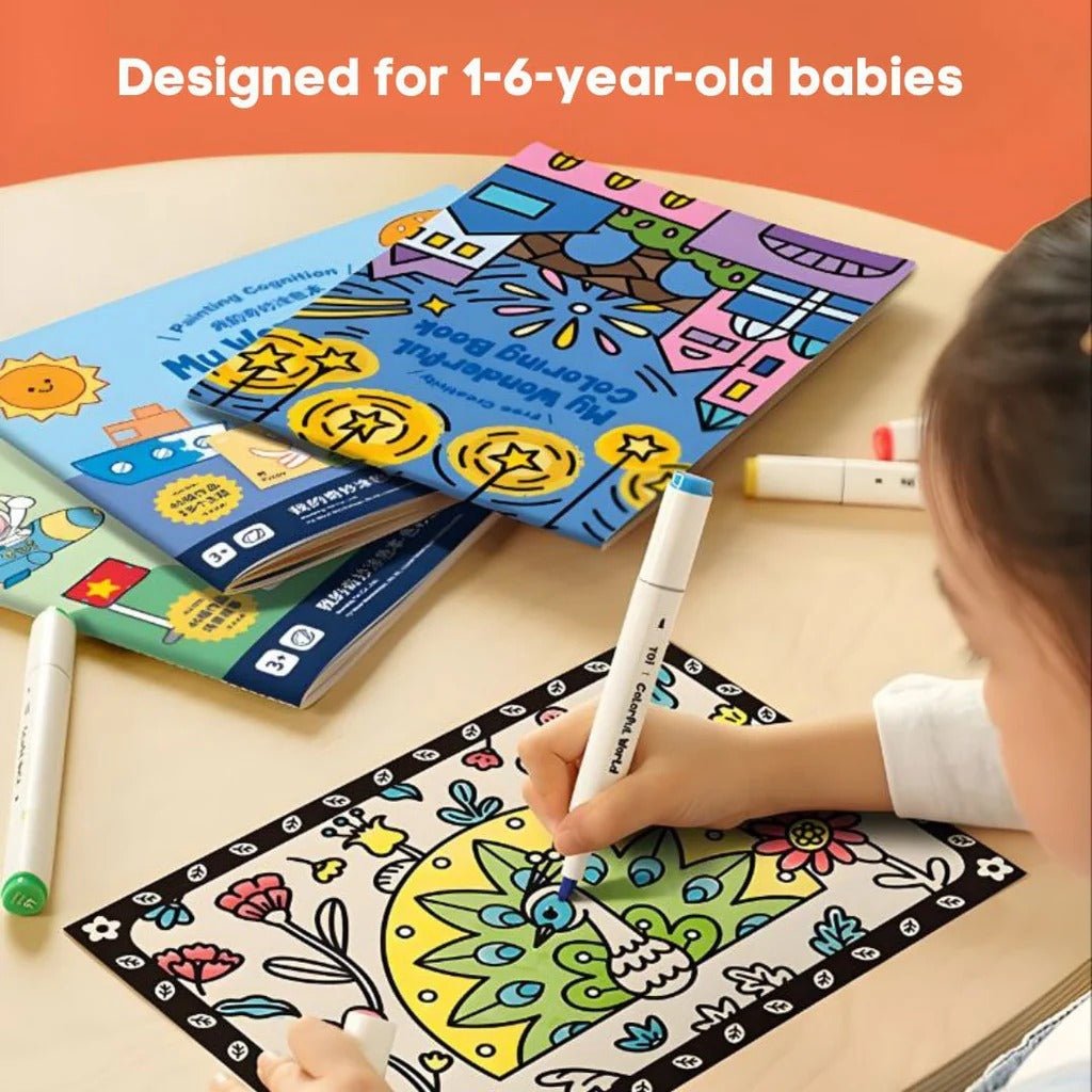 TOI World My Wonderful Coloring Book Green - Explorers Gifts