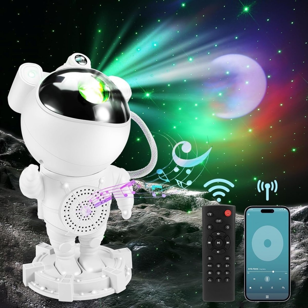 Explorers Astronaut Star Light Projector - Explorers Gifts