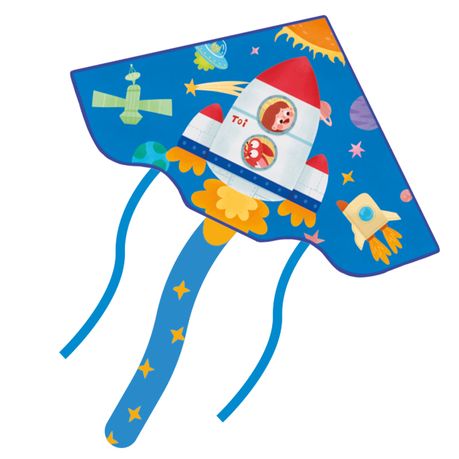 TOI World Children Kite Aerospace Blue - Explorers Gifts