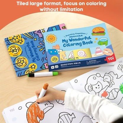TOI World My Wonderful Coloring Book Green - Explorers Gifts