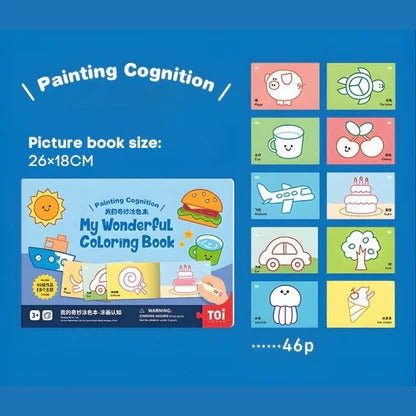TOI World My Wonderful Coloring Book Blue - Explorers Gifts