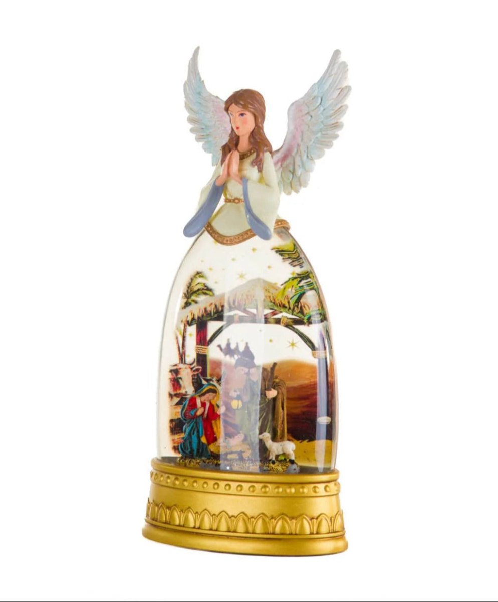 Explorers Religion with Large Angel Snow Water Lantern - Explorers Gifts
