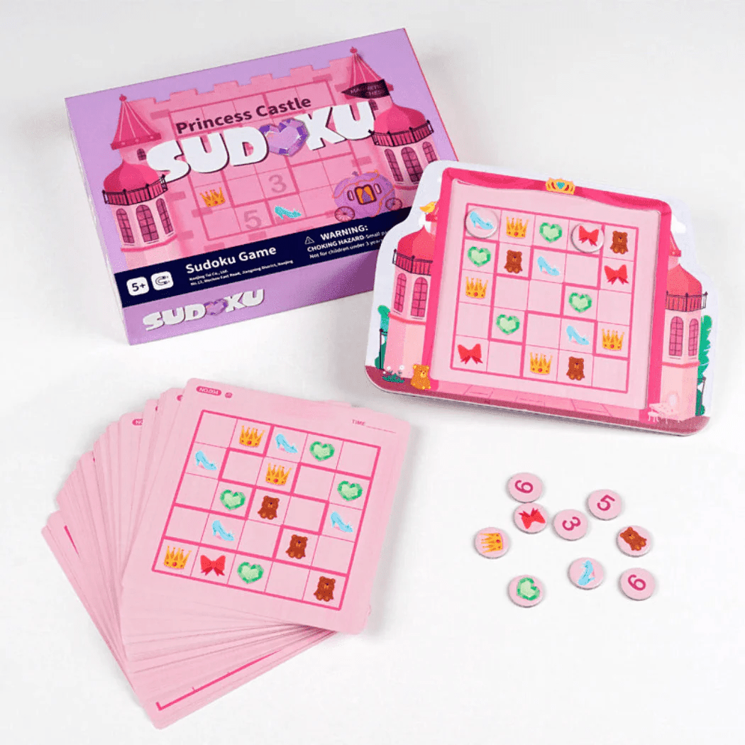 TOI World Magnetic Chess Princess Castle Sudoku - Explorers Gifts