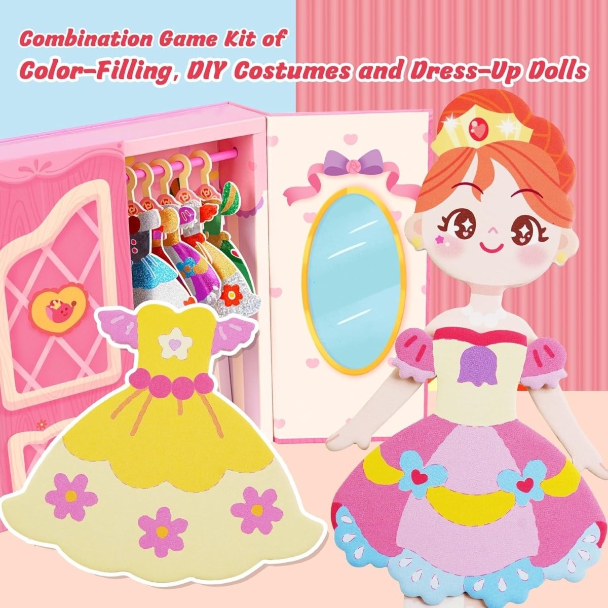 TOI World Craftoi Series Beaded Surprise Box Princess Wardrobe - Explorers Gifts