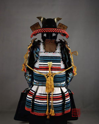 Fine Class Wearable Japanese Armor Traditional Samurai Suit - Blue - Explorers Gifts