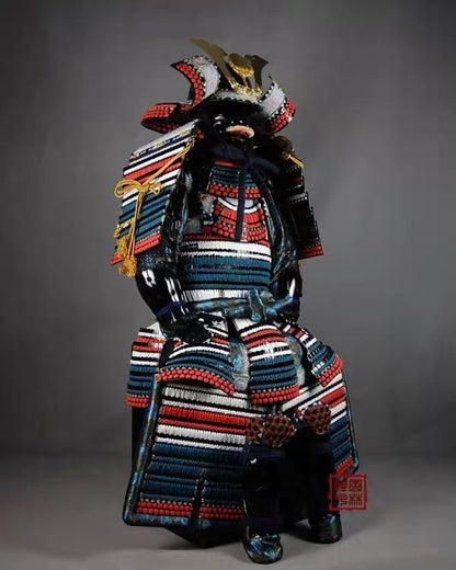 Fine Class Wearable Japanese Armor Traditional Samurai Suit - Blue - Explorers Gifts