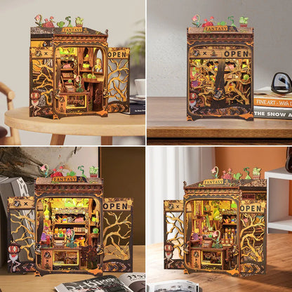 Explorers 3D Wooden Puzzle Fantasy Plant Shop 146 Pcs - Explorers Gifts