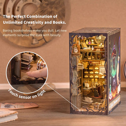 Explorers 3D Wooden Puzzle Bookend Magic Pharmacist 282 Pcs - Explorers Gifts