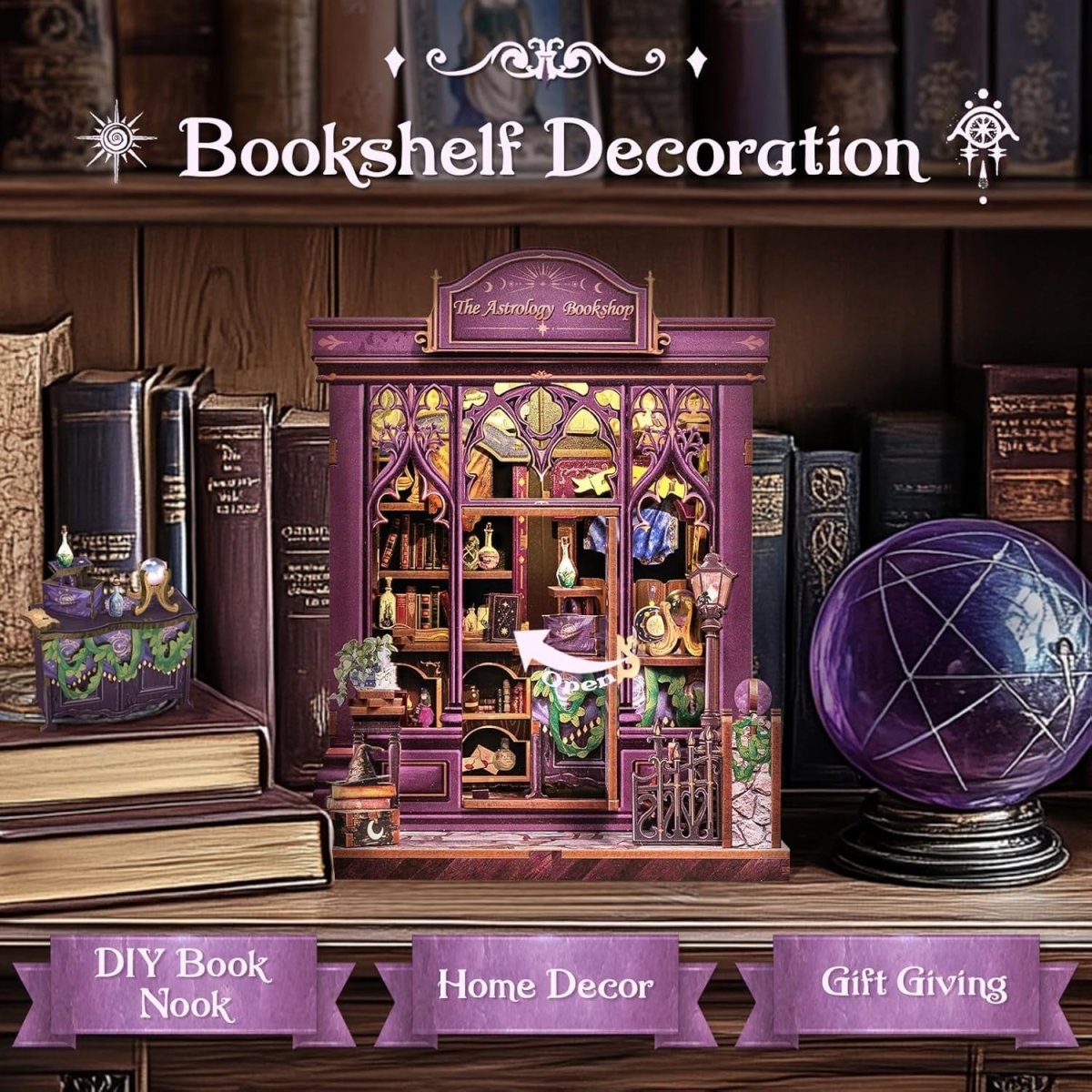 Explorers 3D Wooden Puzzle The Astrology Bookshop 155 Pcs - Explorers Gifts