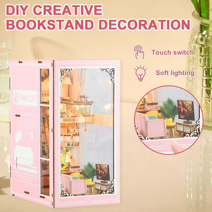 Explorers 3D Wooden Puzzle Bookend Pink Loft - Explorers Gifts