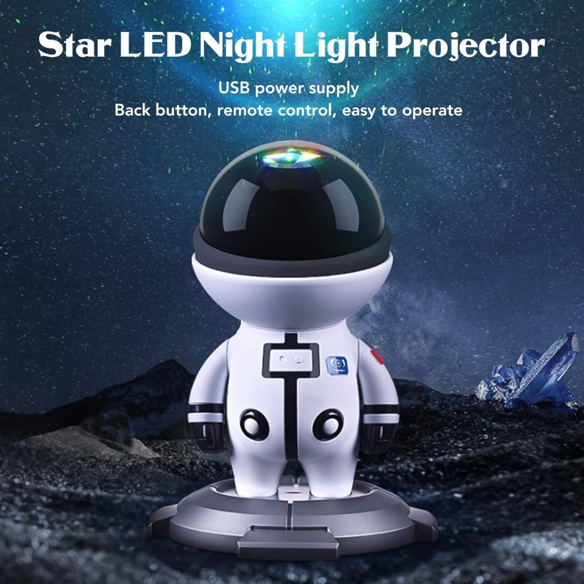 Explorers StarBoy Star Projector Light White - Explorers Gifts