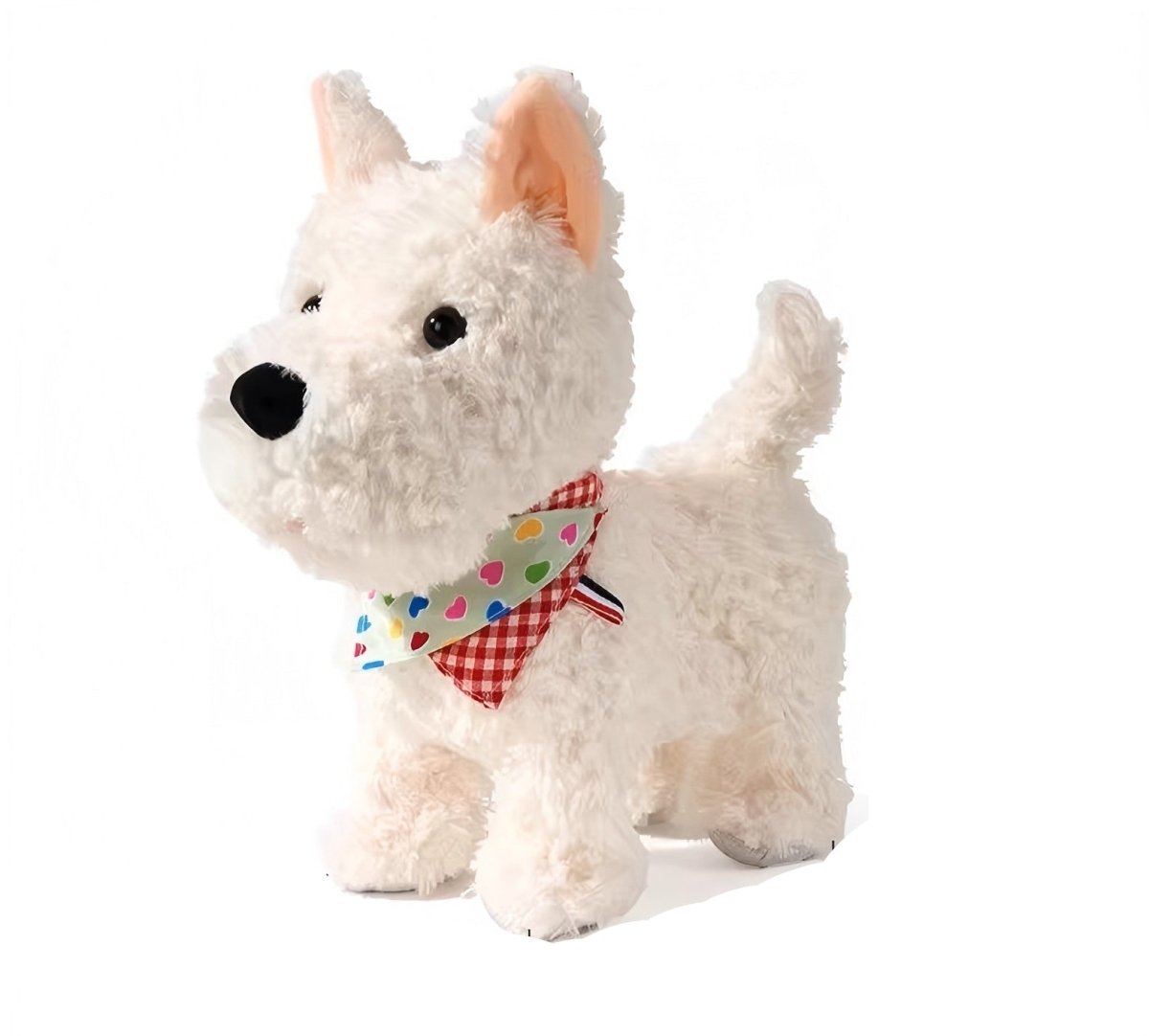 Explorers Interactive Plush Puppy Toy Dog Set White Terrier Dog - Explorers Gifts
