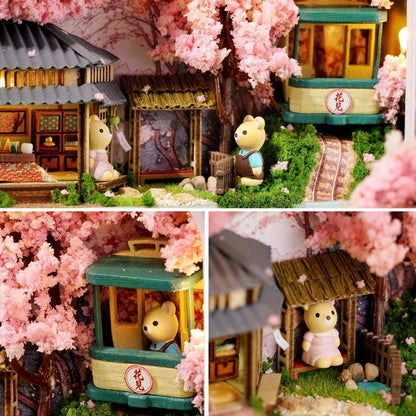 Explorers 3D Wooden Puzzle Box Theatre Cherry Blossoms - Explorers Gifts