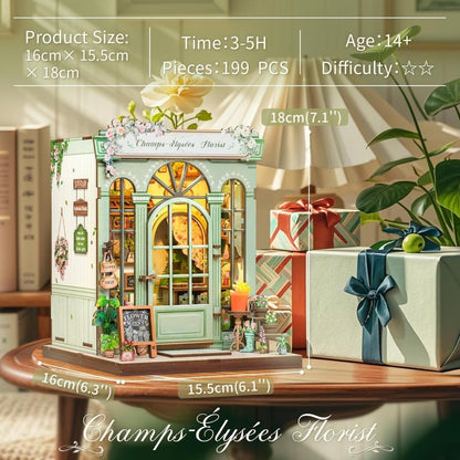 Explorers 3D Wooden Puzzle Champs Elysees Florist 199 Pcs - Explorers Gifts
