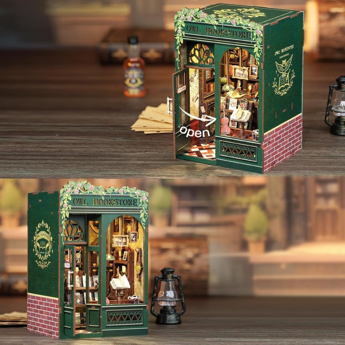 Explorers 3D Wooden Puzzle Owl Book Store 139 Pcs - Explorers Gifts