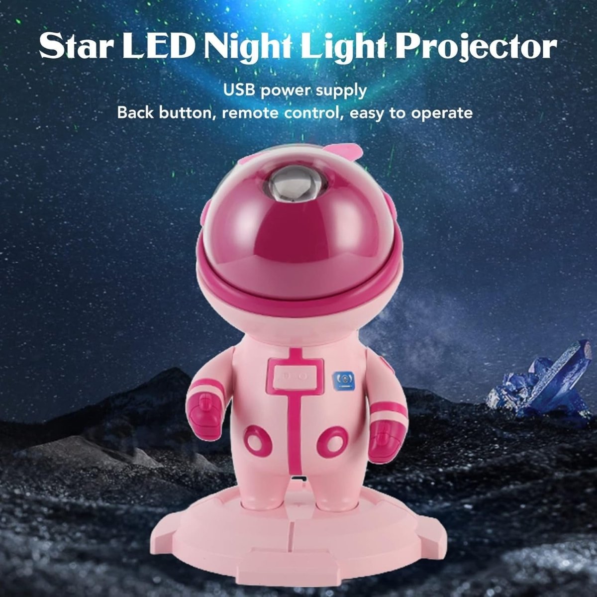 Explorers StarBoy Star Projector Light Pink - Explorers Gifts