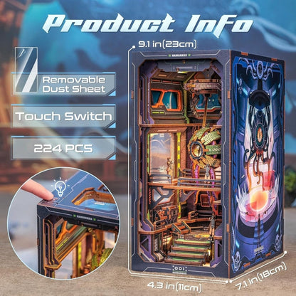 Explorers 3D Wooden Puzzle Bookend The Eye of Old God 224 Pcs - Explorers Gifts