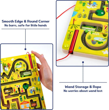 TOI World Magnetic MAZE Traffic - Explorers Gifts